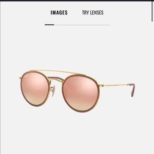Gold rim Ray Bans